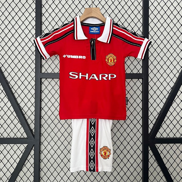 Camiseta Manchester United Primera equipo Retro Niño 1998 1999